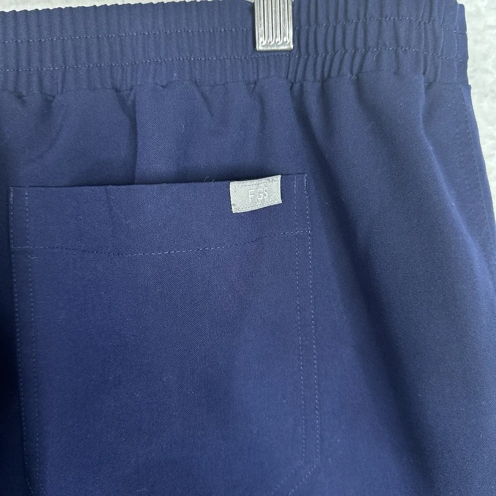 FIGS Cairo Scrub Pants Womens XL Navy Blue Cargo 9 Pocket Stretch Medical‎
